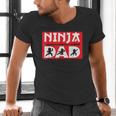 Ninja Dad Matching Family Ninja Warrior Men's V-Neck T-Shirt