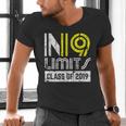 No Limits Class Of 2019 Graduation Vintage Men's V-Neck T-Shirt