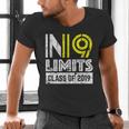 No Limits Cool Class Of 2019 Graduation Men's V-Neck T-Shirt