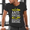 Not Anti Social Just Selectively Social Introvert Men's V-Neck T-Shirt Not Anti Social Just Selectively Social Introvert Men's V-Neck T-Shirt