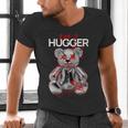 Not A Hugger Teddy Bear Antisocial Introvert Men's V-Neck T-Shirt Not A Hugger Teddy Bear Antisocial Introvert Men's V-Neck T-Shirt