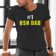 Nurse BSN Student Graduate Dad Nursing Graduation Men's V-Neck T-Shirt