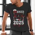 Nurse Earned It 2025 Nurse Graduation RN LPN Class Of 2025 Men's V-Neck T-Shirt