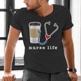 Nurse Life Graphic Nursing School Graduation Men's V-Neck T-Shirt