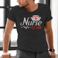 Nurse Nursing School Graduation Est 2018 Shirt Men's V-Neck T-Shirt