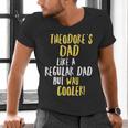 Theodore's Dad Text Men Boys Men's V-Neck T-Shirt