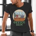 Office Zen Introvert Office Staff Secretary Employee Admin Men's V-Neck T-Shirt