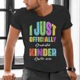 I Officially Graduated Kindergarten Graduation Class Of 2022 Men's V-Neck T-Shirt
