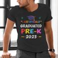 I Officially Graduated Pre-k Graduation Pre k Class 2023 Kid Men's V-Neck T-Shirt