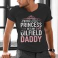 Oilfield Dad Oilfeild My Daddy Works In The Oilfield Men's V-Neck T-Shirt