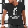 Old Man Gag Old Person Older People Men Dad Birthday Men's V-Neck T-Shirt