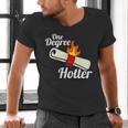 One Degree Hotter GraduationShirt For College Grads Men's V-Neck T-Shirt