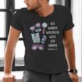 OptometryOphthalmology Eye Doctor Tee Optician Graduation Men's V-Neck T-Shirt