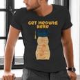 Orange Tabby Cat Graduation Distressed Shirt For Grads For Men Women Girls Kids Men's V-Neck T-Shirt