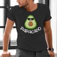 Papacado Avocado Dad Daddy Father's Day Men's V-Neck T-Shirt