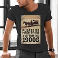 Be Patient With Me I'm From The 1900s Birthday Retirement Men's V-Neck T-Shirt