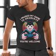 I Paused My Game To Graduate 2024 Gamer Graduation Men's V-Neck T-Shirt