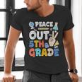 Peace Out 5th Grade Fifth Grade Graduation T-Shirt Men's V-Neck T-Shirt
