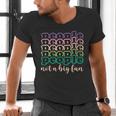 People Not a Big Fan Sarcastic Introvert Humor Men's V-Neck T-Shirt