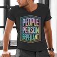People Person Repellant Antisocial Introvert Men's V-Neck T-Shirt People Person Repellant Antisocial Introvert Men's V-Neck T-Shirt