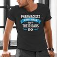 Pharmacy Graduation Pharmacist Pharmd Parent Grad Dad Brag Men's V-Neck T-Shirt