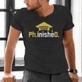 PhD Finished PhinisheD Class Of 2026 Phd Graduation Men's V-Neck T-Shirt