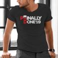 Phinally Done Graduation 2019 Phd Shirt Men's V-Neck T-Shirt