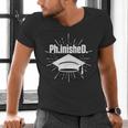 PhinisheD PhD Graduation Doctor Of Philosophy Men's V-Neck T-Shirt
