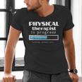 Physical Therapist Progress Graduation T-Shirt Men's V-Neck T-Shirt