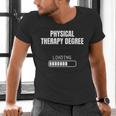 Physical Therapy Degree Loading Student Graduation Men's V-Neck T-Shirt