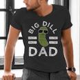 Pickle Pun Big Dill Dad Saying Dad Joke Father Humor Men's V-Neck T-Shirt
