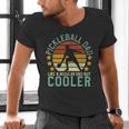 Pickleball Dad Pickleball Player Men's V-Neck T-Shirt