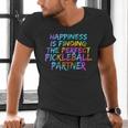 Pickleball Saying Introvert Pickleball Game Partner Men's V-Neck T-Shirt