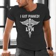 I Got Pinned LVN Nursing School Graduation Pinning Ceremony Men's V-Neck T-Shirt