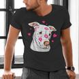 Pitbull Love Pitbull Moms Dads Men's V-Neck T-Shirt