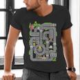 Play Cars On Dad's Back Shirt Kids And Fathers Play Men's V-Neck T-Shirt Play Cars On Dad's Back Shirt Kids And Fathers Play Men's V-Neck T-Shirt