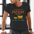 Please Be Patient With Me I'm From The 1900s 2024 Mom Dad Men's V-Neck T-Shirt Please Be Patient With Me I'm From The 1900s 2024 Mom Dad Men's V-Neck T-Shirt