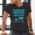 Please Be Patient With Me I'm From The 1900s Pixel Wagon Men's V-Neck T-Shirt