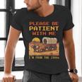 Please Be Patient I'm From The 1900s Retro Pixel Art Men's V-Neck T-Shirt