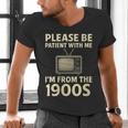 Please Be Patient With Me I'm From The 1900s Television Set Men's V-Neck T-Shirt