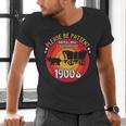 Please Be Patient With Me I'm From The 1900s Vintage Meme Men's V-Neck T-Shirt