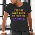 Please Slow Down I'm From The 1900s Retro Vintage 70 Men's V-Neck T-Shirt