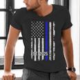 Police Graduation Est 2025 Back Print Police Academy Vintage Men's V-Neck T-Shirt