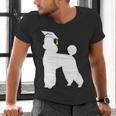 Poodle Graduation Dog Graduate Men's V-Neck T-Shirt