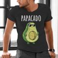 Pregnancy Announcement Shirts Men Dad Papacado Men's V-Neck T-Shirt