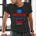 Preschooler Graduation Grad Cap Preschool Grads Rule Men's V-Neck T-Shirt