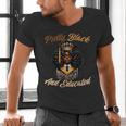 Pretty Educated African American Graduation Class 2024 Men's V-Neck T-Shirt