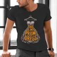 Prom Dress Prom Night Graduation Men's V-Neck T-Shirt