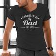 Promoted To Dad EST 2025 Soon To Be Dad Men's V-Neck T-Shirt Promoted To Dad EST 2025 Soon To Be Dad Men's V-Neck T-Shirt