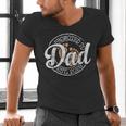 Promoted To Dad Est 2026 Stamp First Time Daddy To Be Men's V-Neck T-Shirt